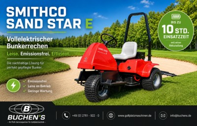 Smithco Bunkerrechen Elektro